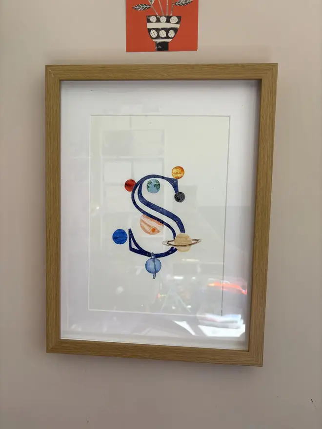 Customised Watercolour Letter Painting 