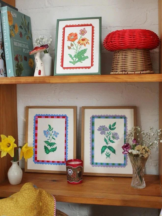 Garden Wildflowers Print 