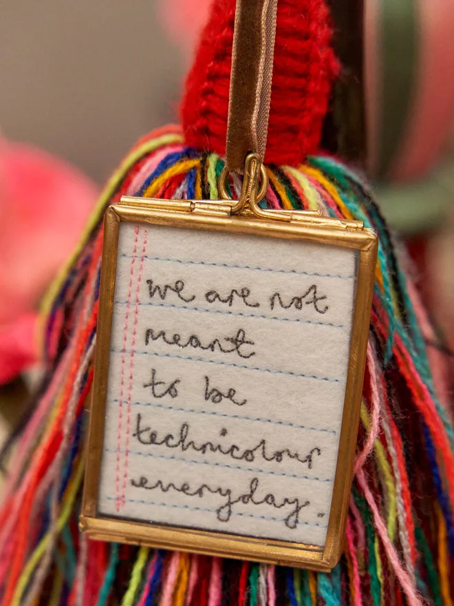Personalised frame note