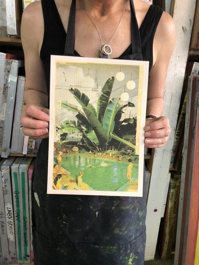 Underneath The Palms Mini Edition Screenprint