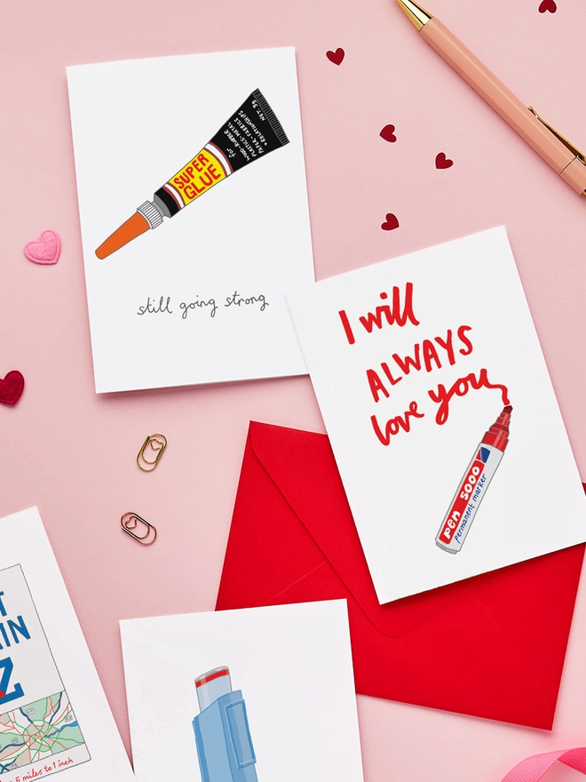 Funny Anniversary and Love Cards From You've Got Pen on Your Face