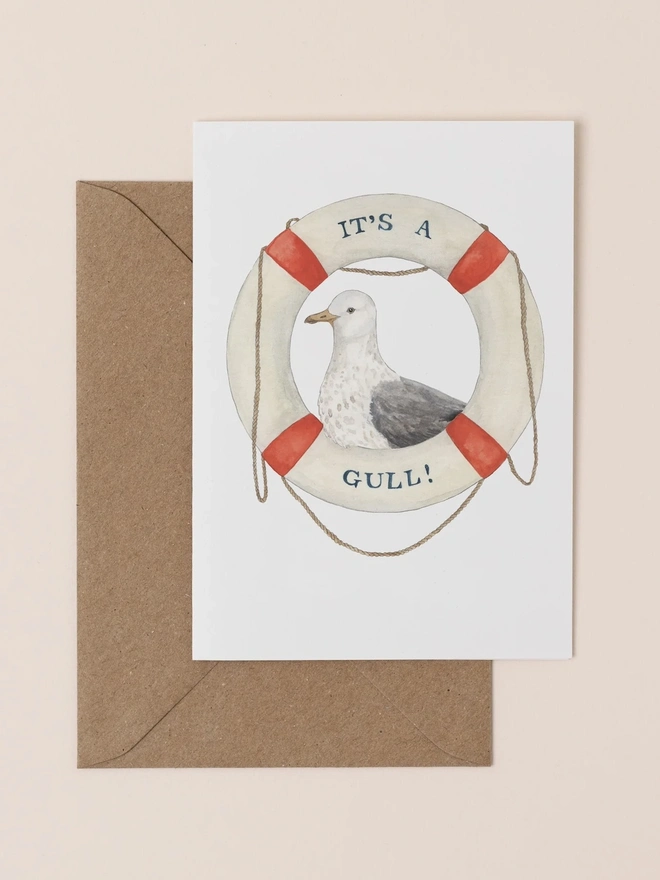 'It's a Gull!' Card