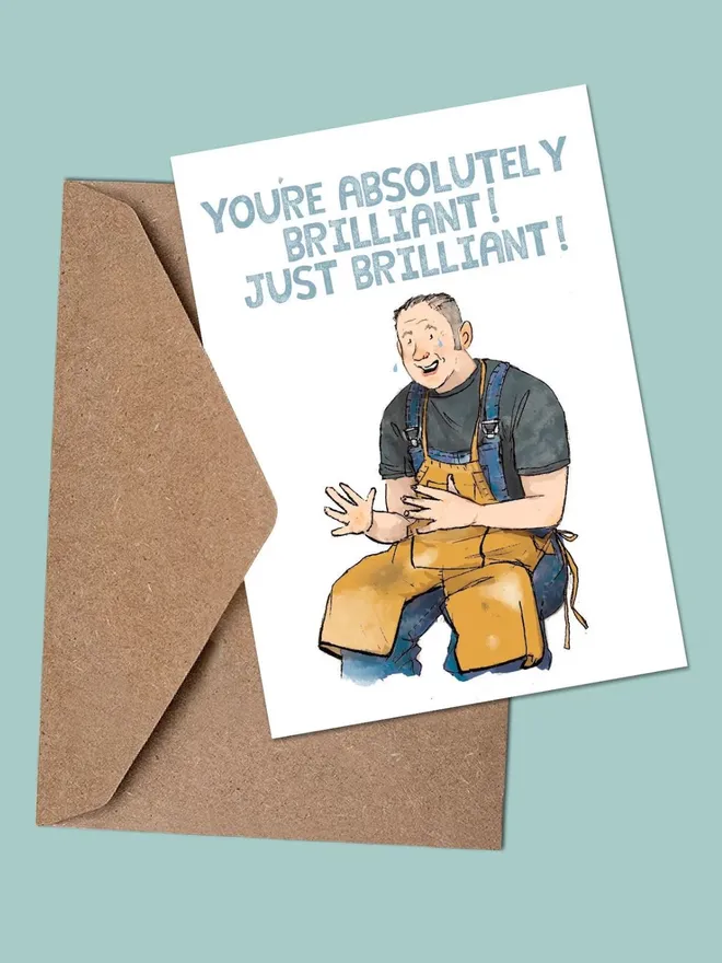 'You're Brilliant' Great Pottery Throw Down Card