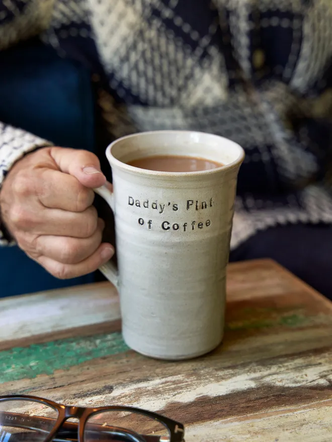 'Daddy;s pint of coffee' Ceramic Mug 