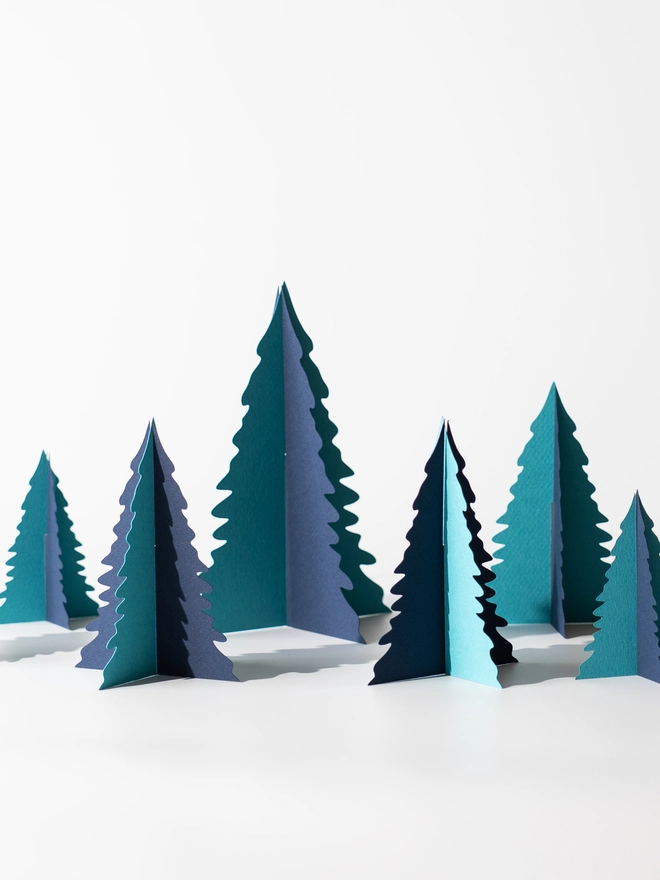 blue christmas tree