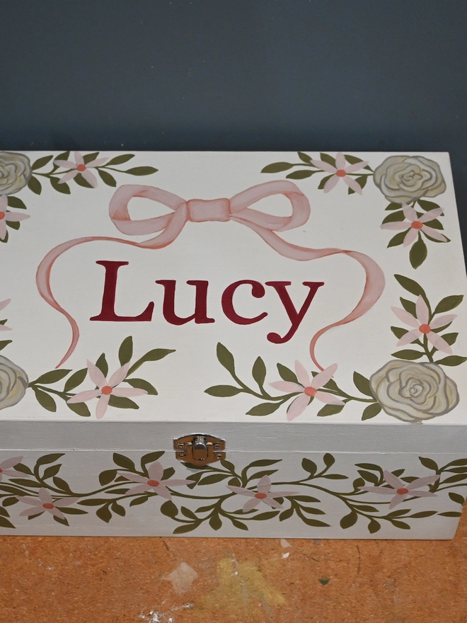 Illustrated Personalised Keepsake Boxes 