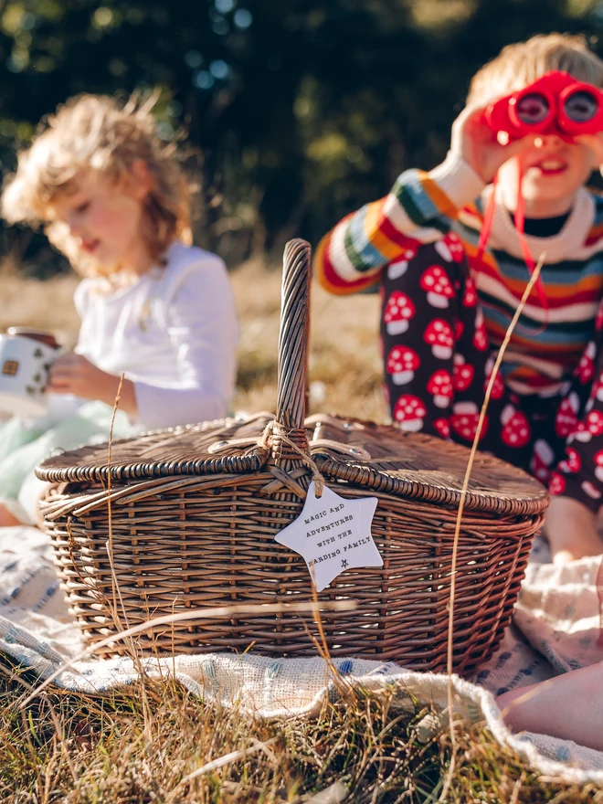 Personalised Family Picnic Basket