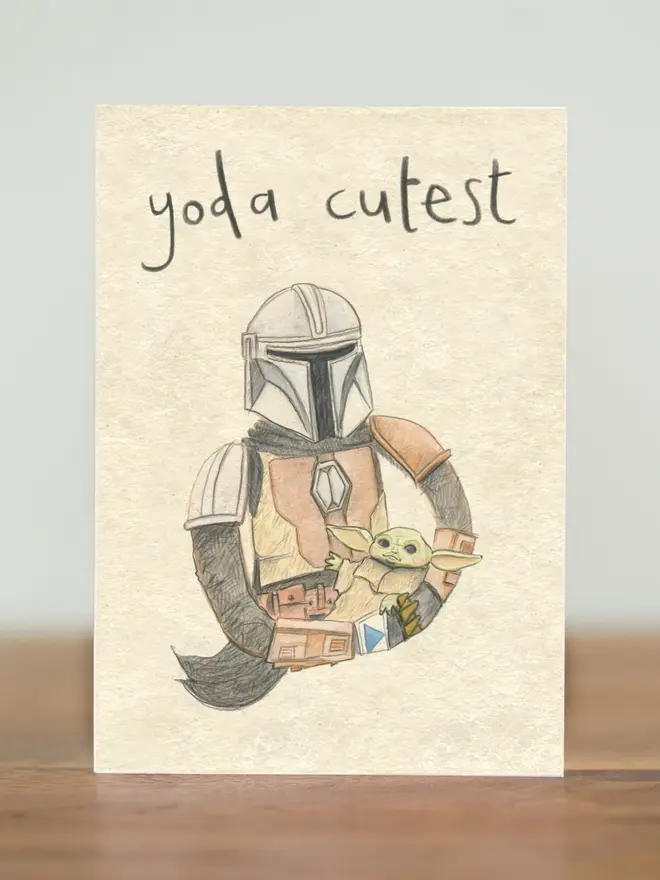 yoda new baby star wars card