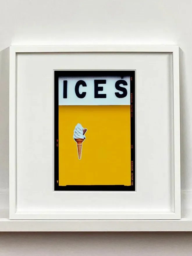 'ICES', Mustard, Bexhill on Sea, Colourful Artwork