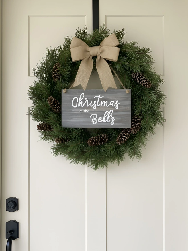personalised christmas sign 2