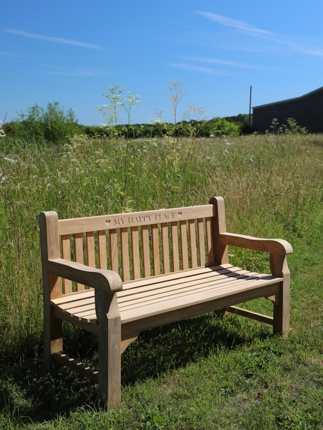 My Happy Place bench