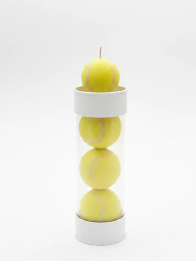 Tennis Ball Candle