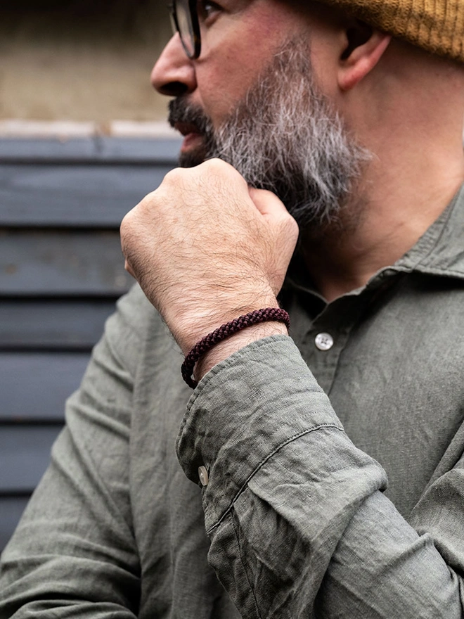 chunky rope bracelet for men