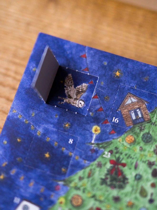 A4 Recycled Paper Advent Calendar