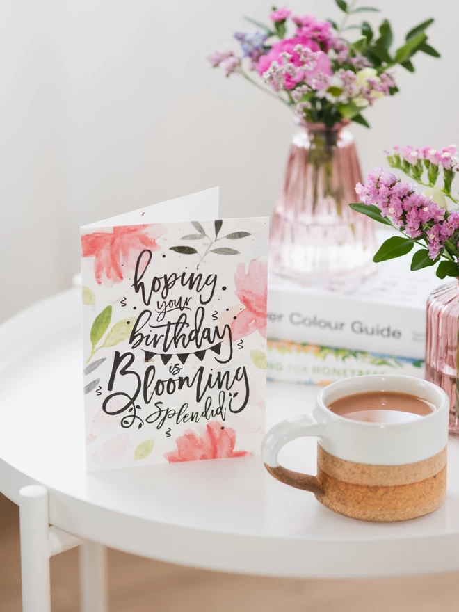 Blooming Splendid Plantable Birthday Card