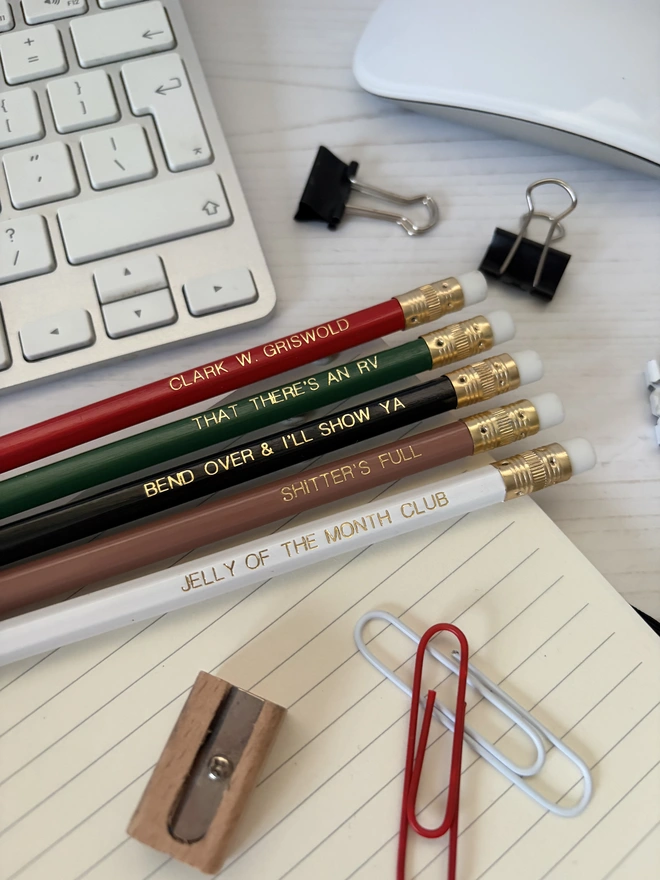 National Lampoon's Christmas Vacation HB Pencils (Set of 5 HB Pencils)