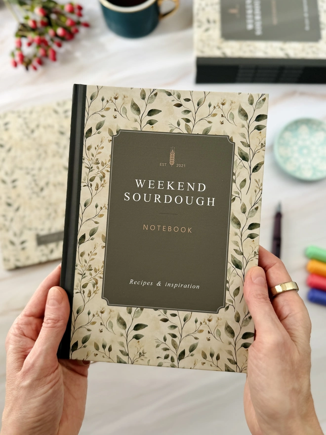 Weekend Sourdough Notebook - front cover