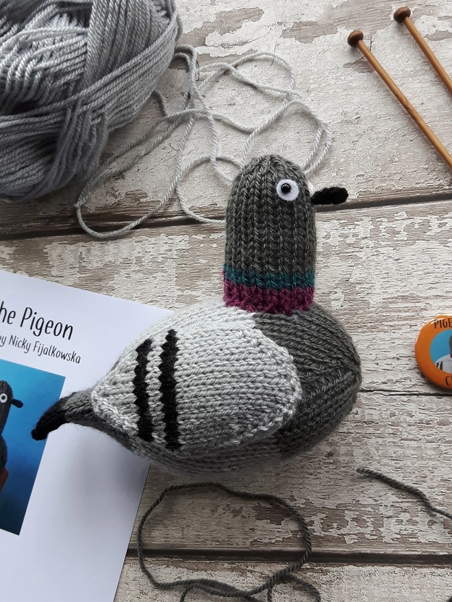 pigeon knitting kit