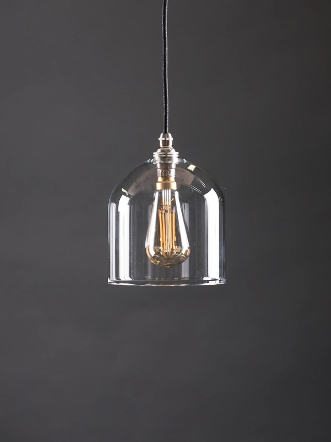 Flat Bottom Frieda Light Off Pendant Light 