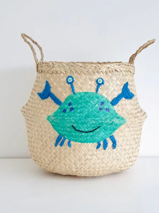 Green & Blue Crab Belly Basket