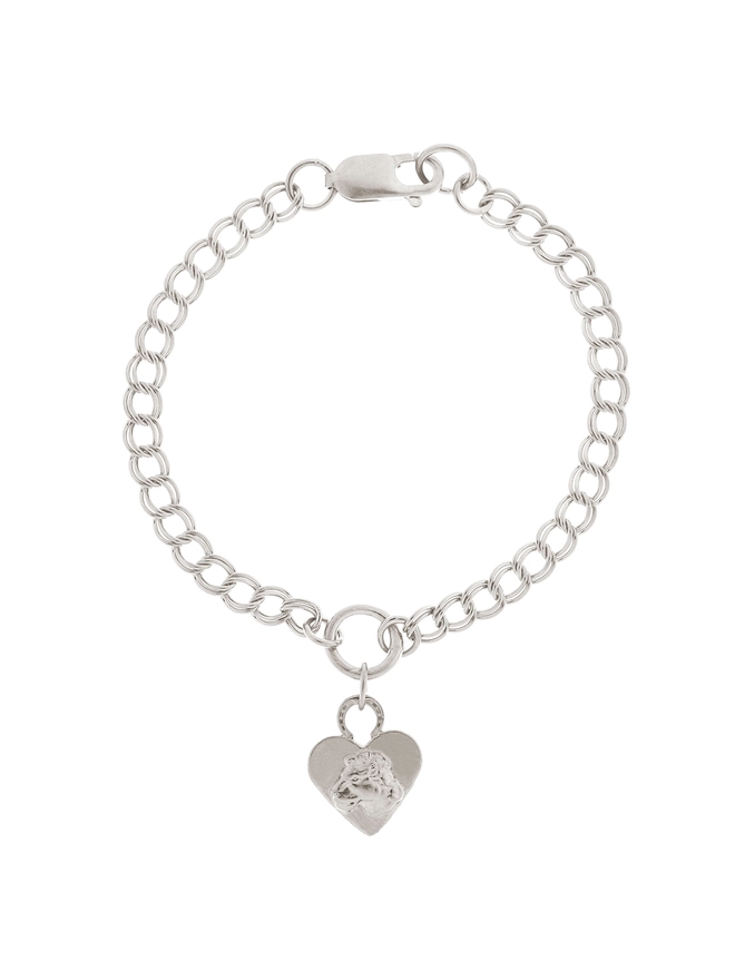Lioness heart Bracelet silver