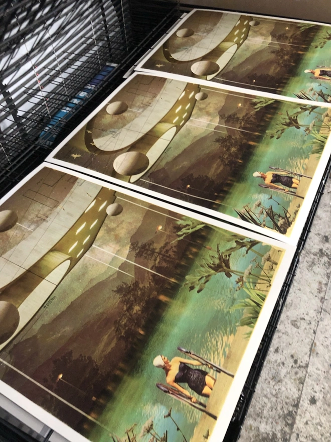 The Emerald Lake Screenprint