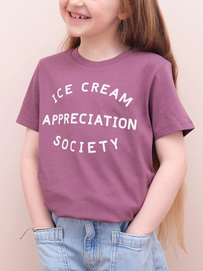 Berry 'Ice Cream Appreciation Society' Kid's T-shirt