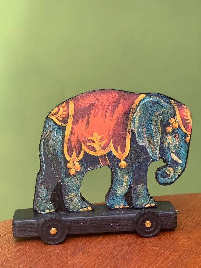 Circus Elephant On Wheels