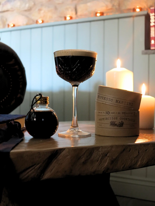 Espresso Martini Cocktail Bauble