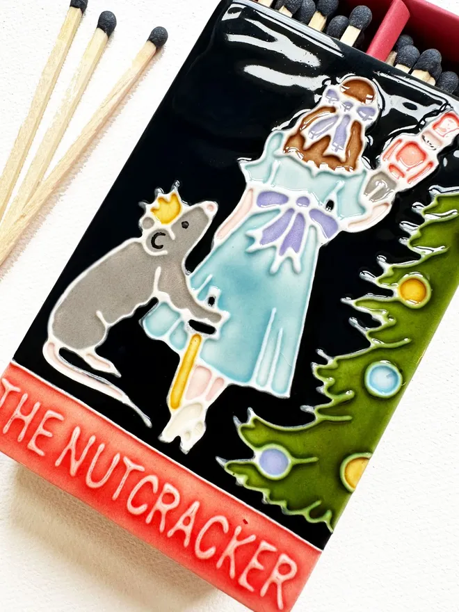 The Nutcracker Ceramic Matchbox