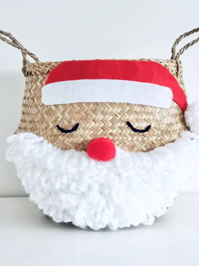 Santa Belly Basket 