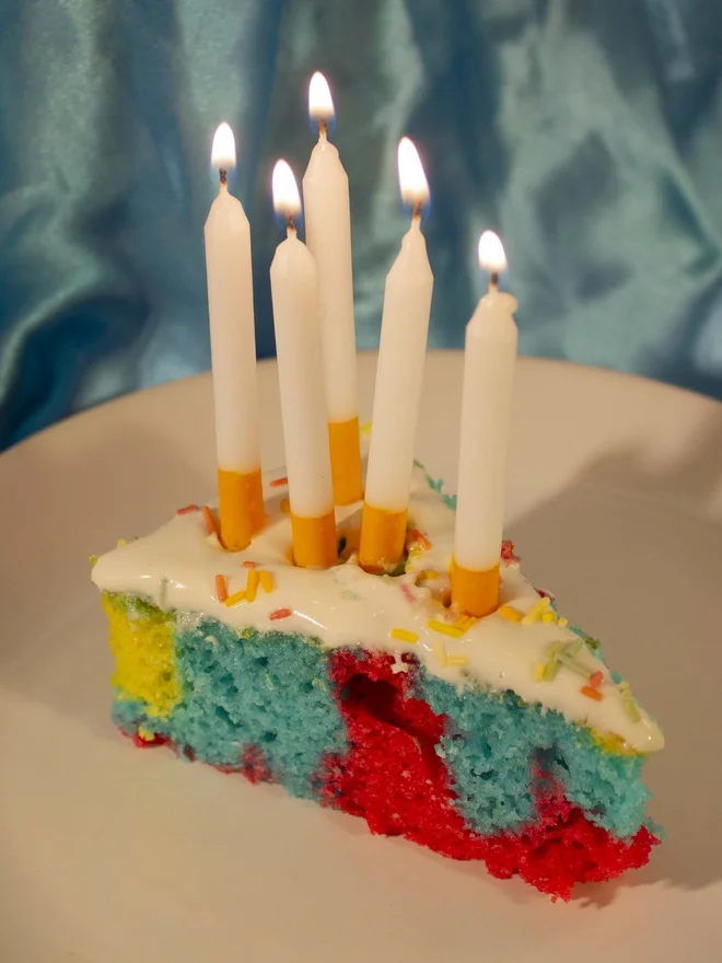 cigarette shaped candles