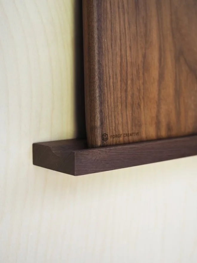 Floating Wooden Display Shelf