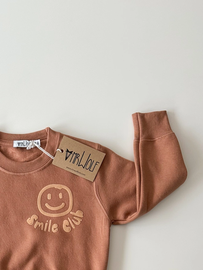 Smile club sweatshirt kids toddlers babies