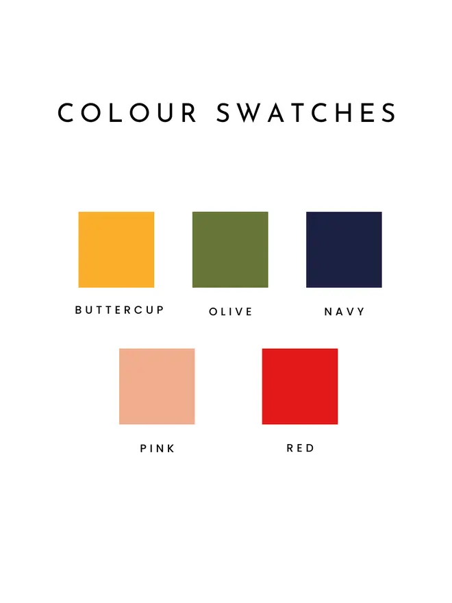 colour swatches