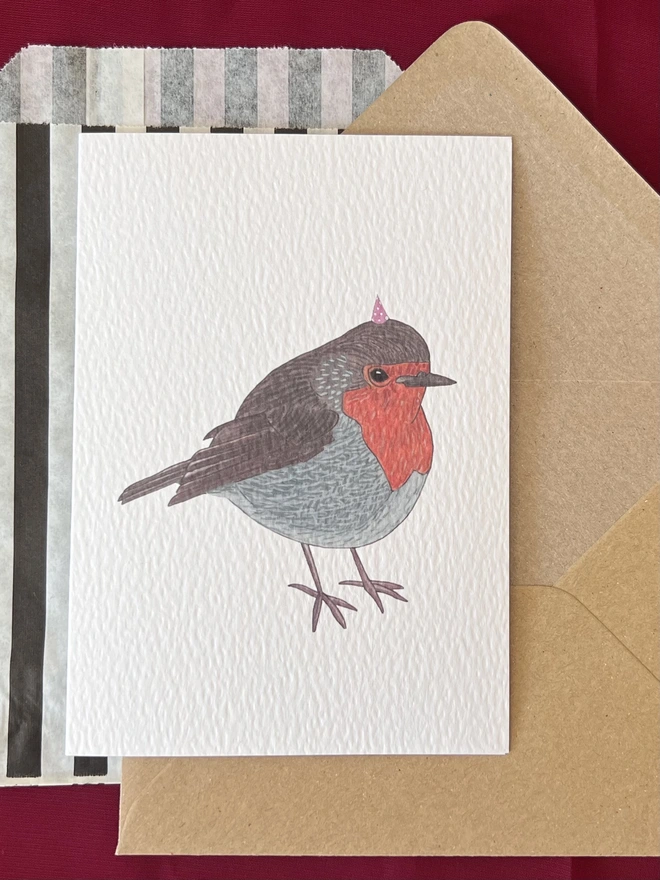 Party Robin Card