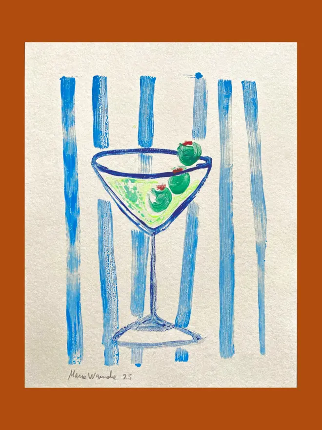 Mara Wanda martini original art