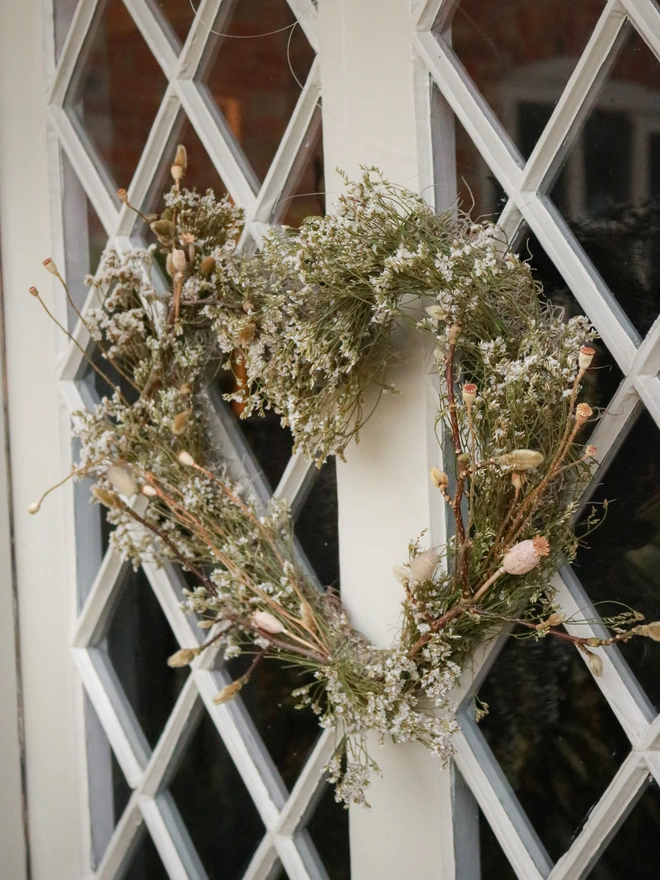 Everlasting Heart Floral Wreath