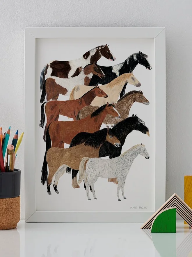 Ponies Print