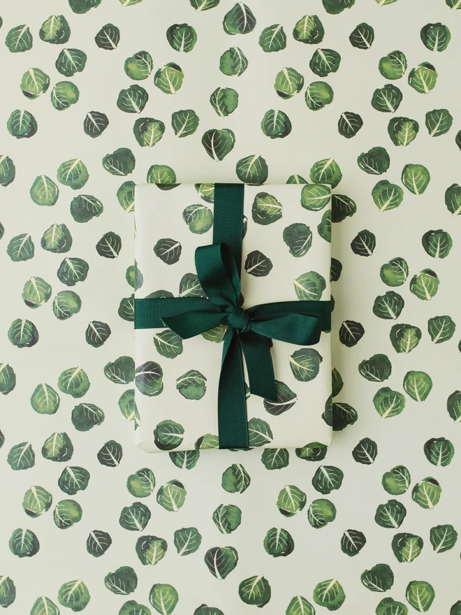 Ruby & Bo Brussel Sprout Wrapping Paper