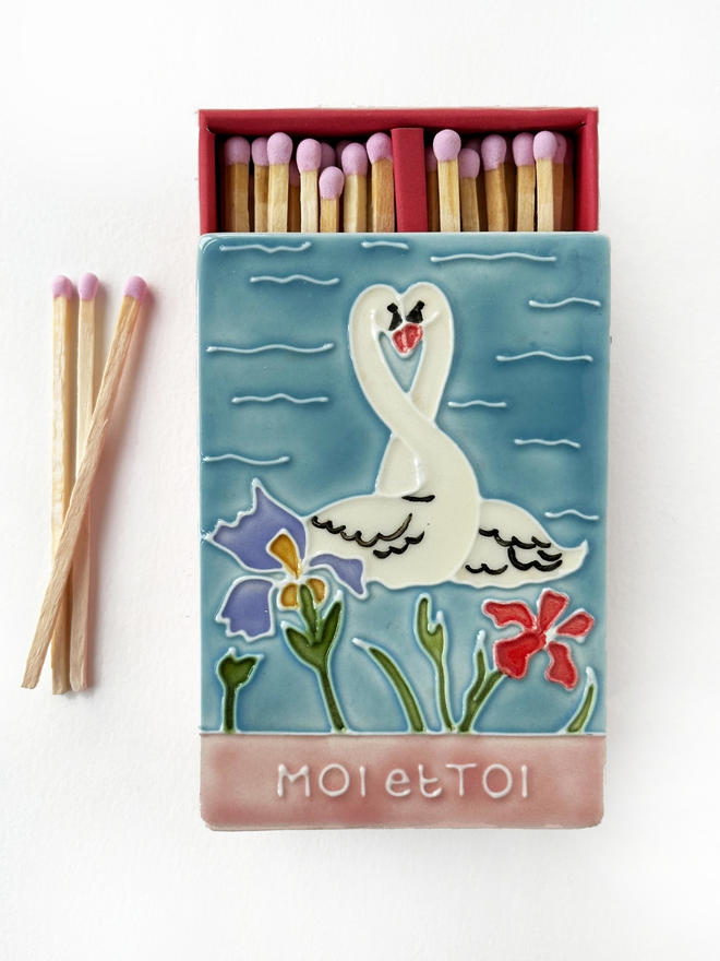 Moi Et Toi Ceramic Matchbox