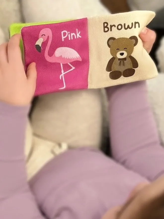 soft kids animal book 