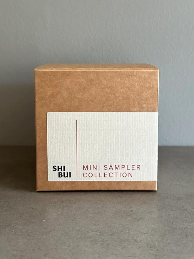 tea bag sample box