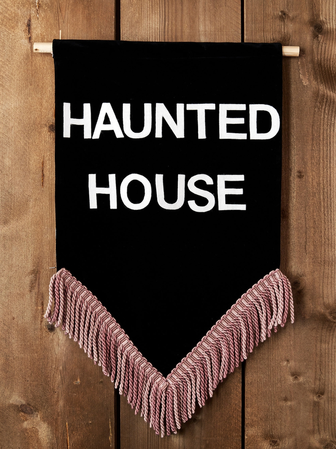 halloween wall hanging velvet