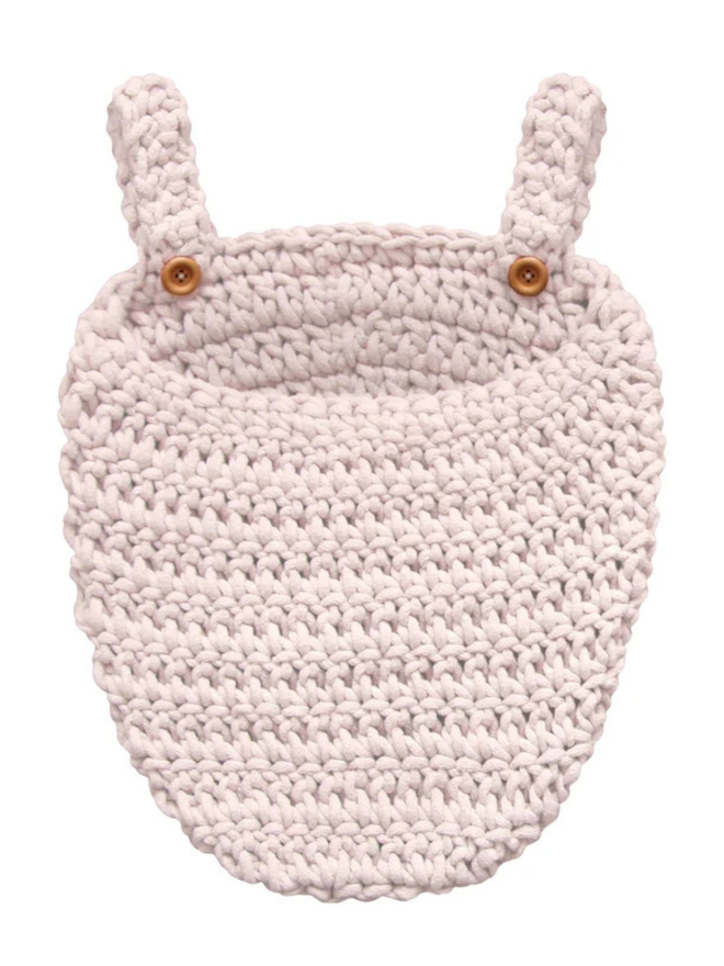 Zuri House. Large pale pink nursery organiser.