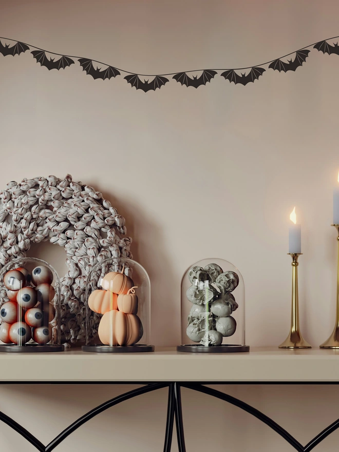bat bunting wall sticker
