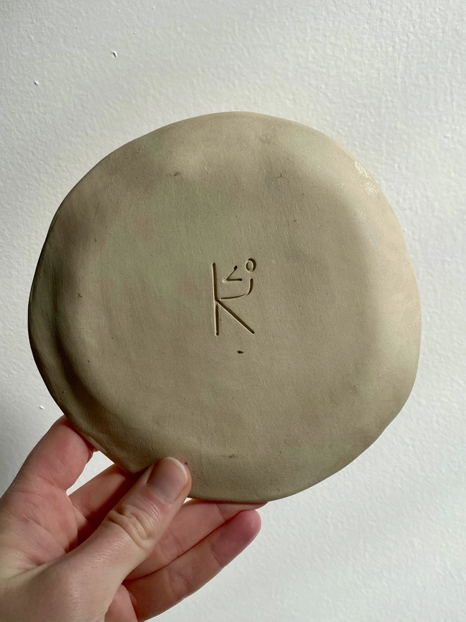 orange checkerboard plate back