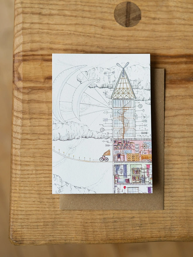 Watercolour Meteorologist Card