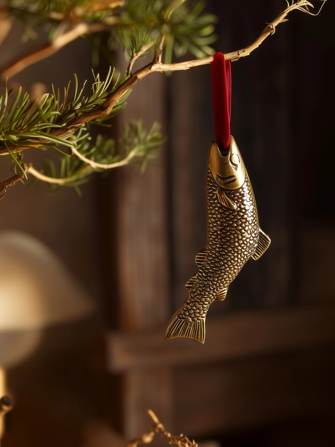 Fish Christmas Tree Decoration by Adams & Mack