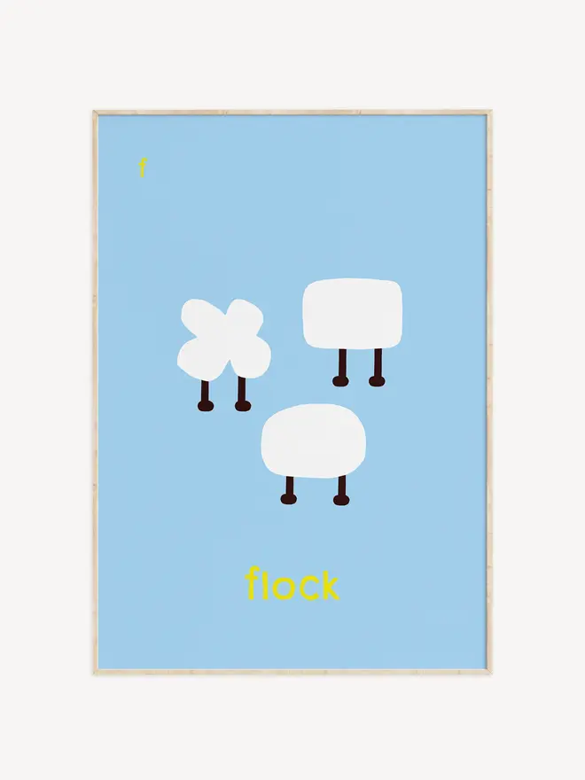 Flock Print